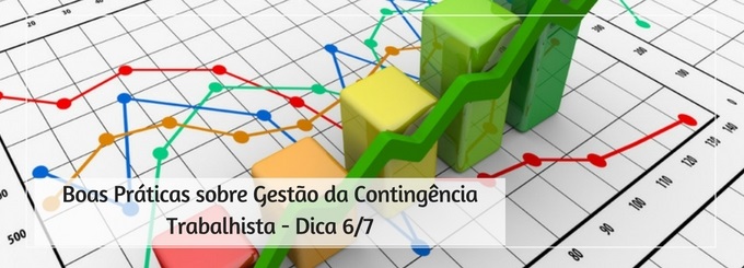 Acompanhamento do êxito processual, comprovando-se a redução dos desembolsos provisionados