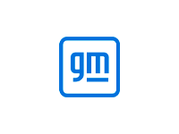 logotipo da empresa GM.
